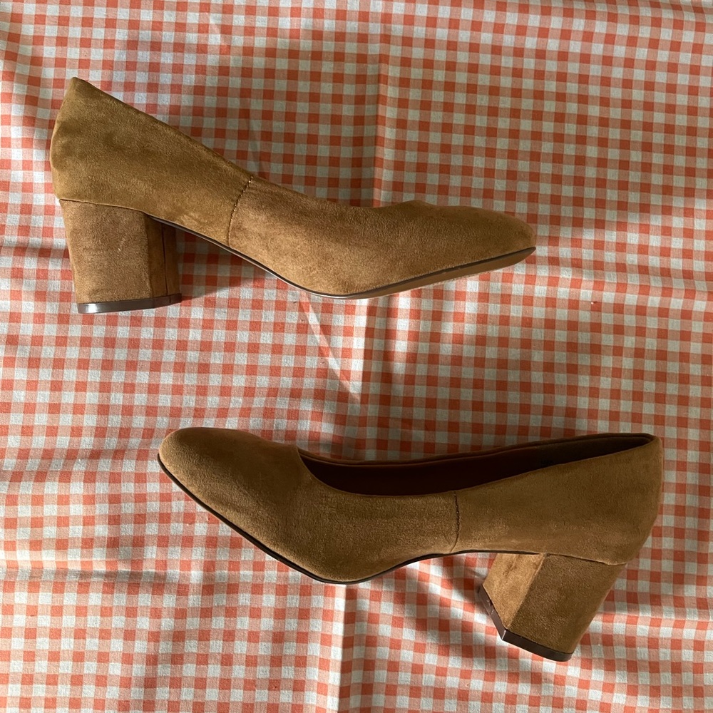 Brown Suede Heels